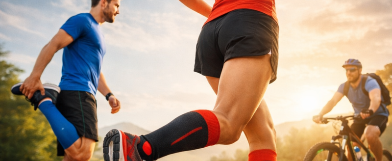 Kompressionsstrümpfe beim Sport: Wirkung, Vorteile & Anwendung