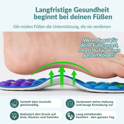 Akusoli orthopädische Einlegesohlen Anwendung - Komfort und Balance im Alltag
